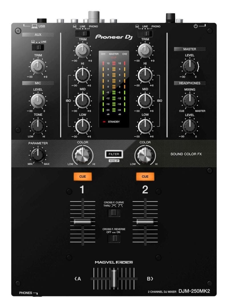 PIONEER DJ DJM 250 MKII 2 CH  FILTRI USB