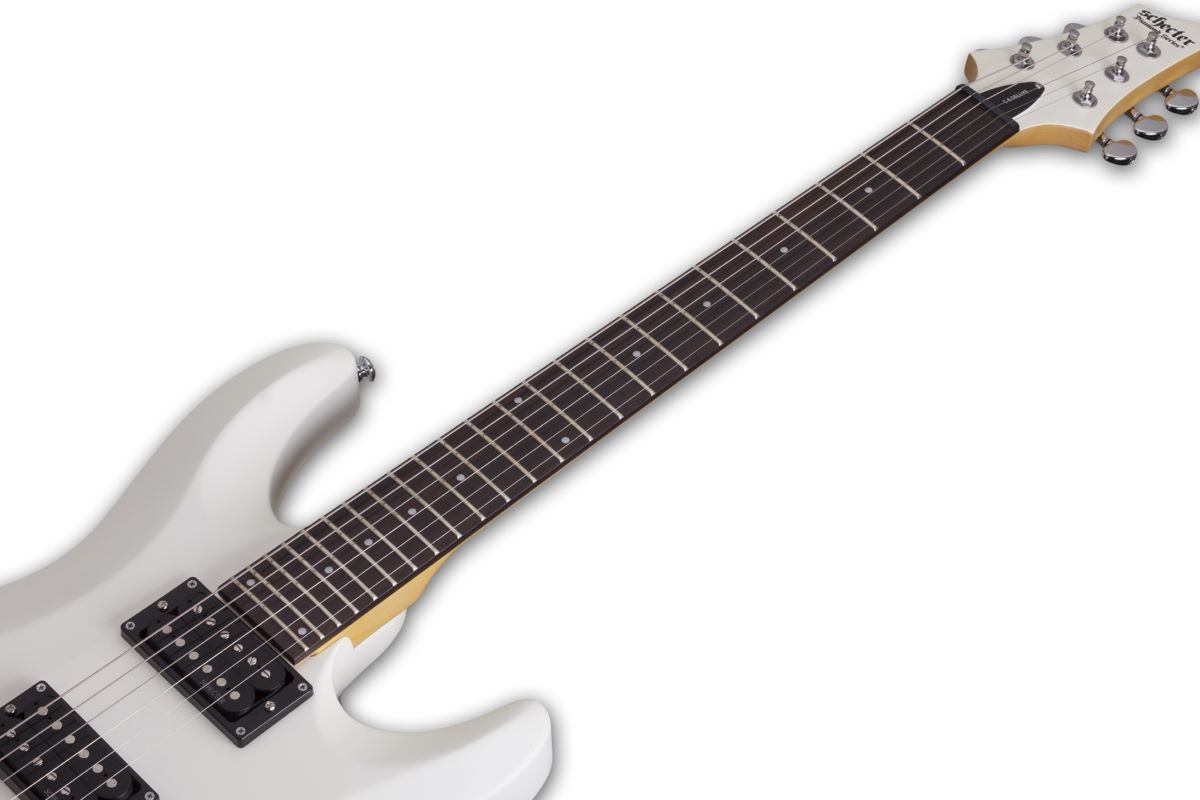 SCHECTER C-6 DELUXE SWHT BIANCA SATIN