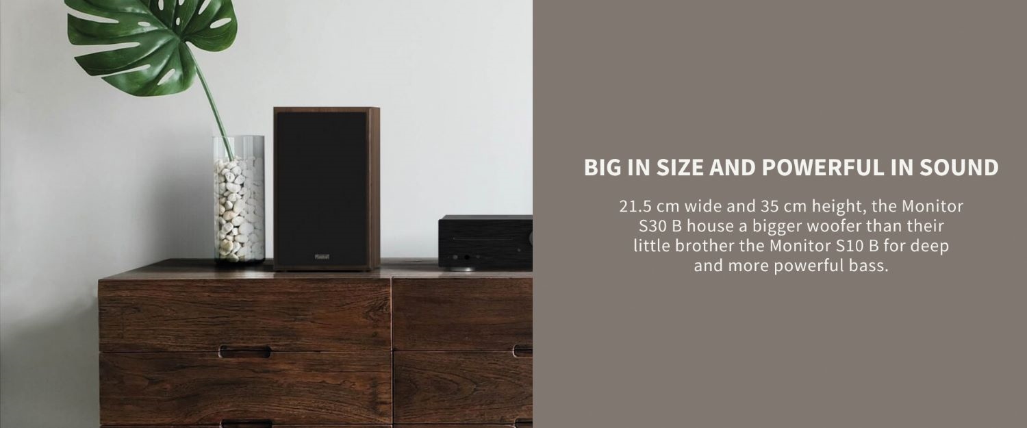 MAGNAT MONITOR S30 WALNUT 6,5" 90dB