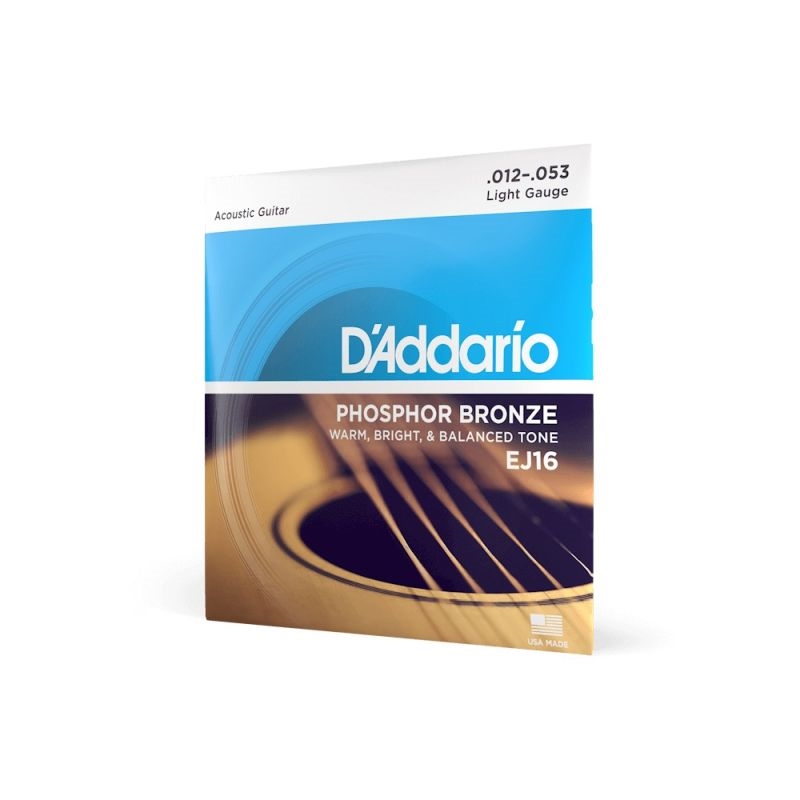 D'ADDARIO EJ16  PHOS/BRONZE  012-053