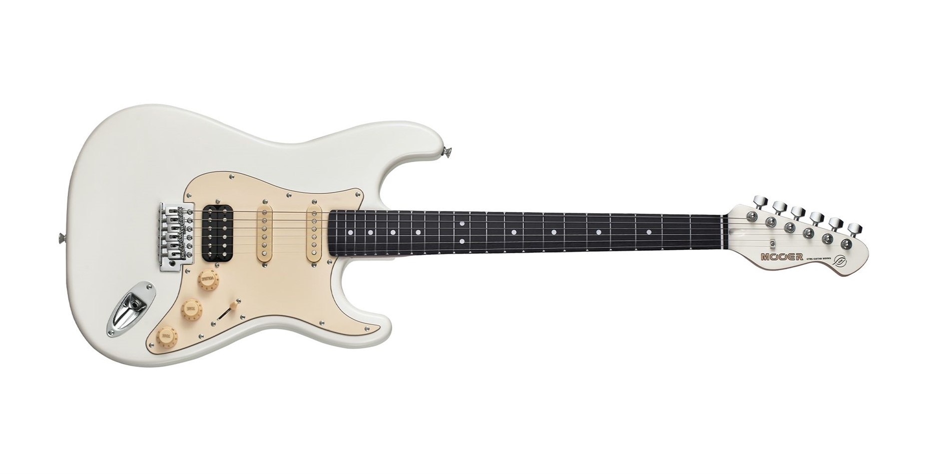 MOOER MSC10 PRO VINT. WHITE HSS ROASTED