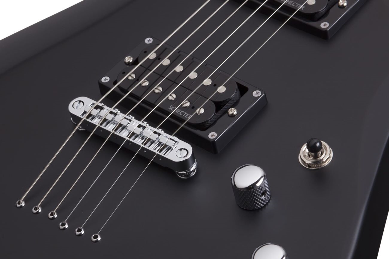 SCHECTER C-6 DELUXE SBK  NERA SATINATA