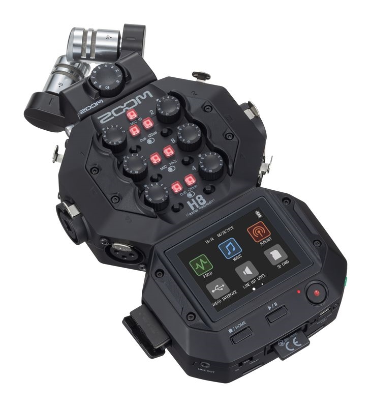 ZOOM H8  REGISTRATORE 4 XLR USB