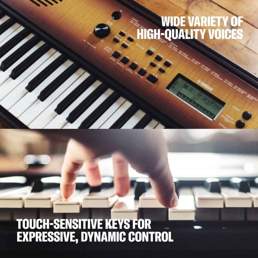 YAMAHA PSR E 360DW Dark Walnut DIN