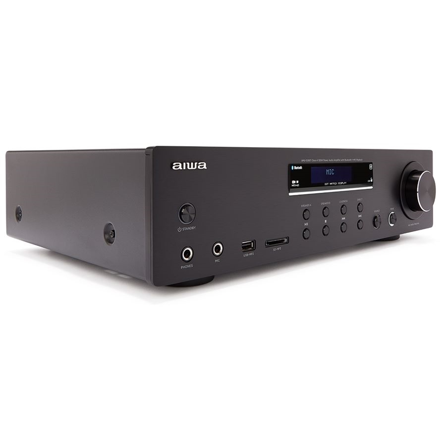 Amplificatore AIWA AMU-120BT - Ricevitore AV Con Bluetooth 5.0, USB, SD Card E 120W Di Potenza - Foto 6