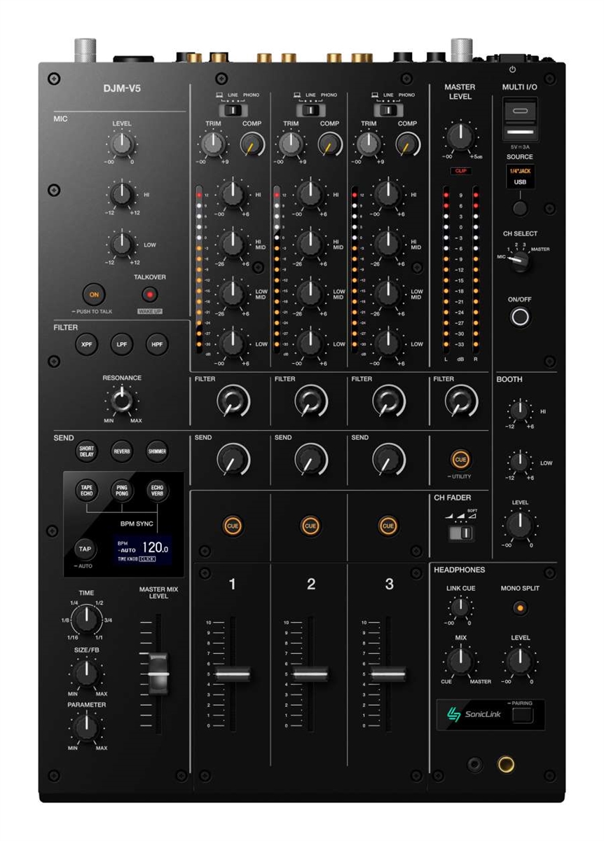 ALPHATHETA DJM-V5  3ch 4-band EQ 