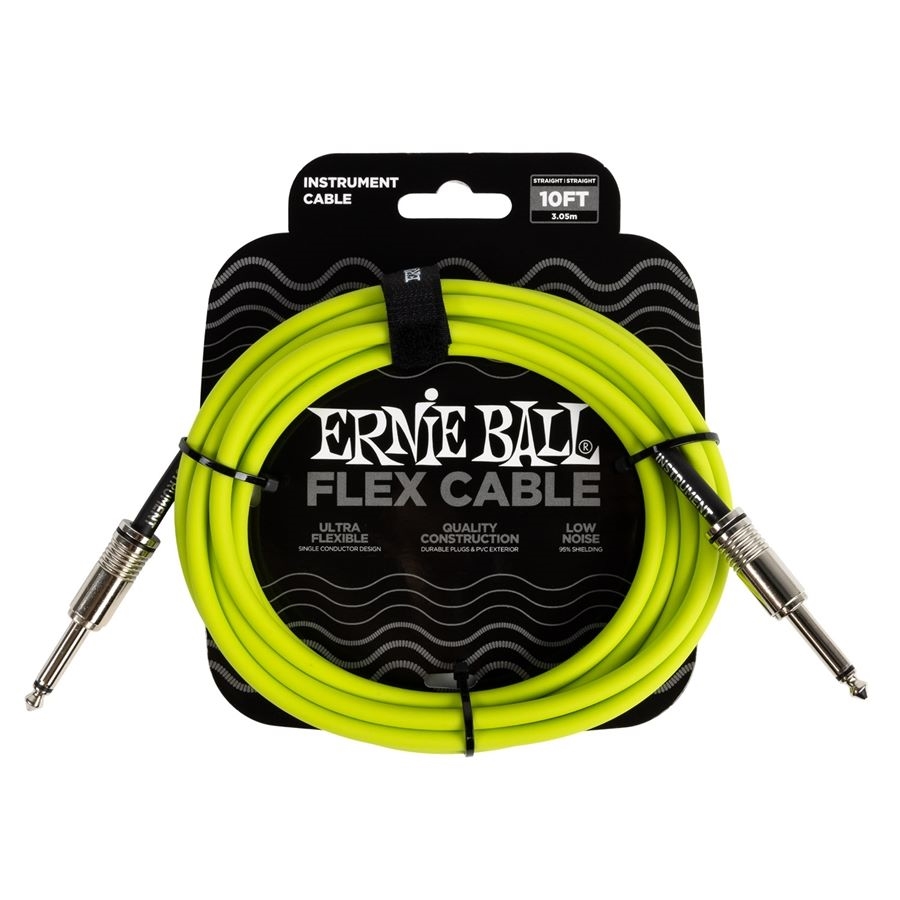 ERNIE BALL 6414 FLEX CABLE GREEN 3 mt