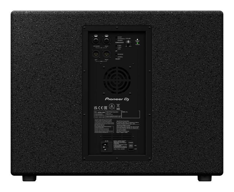 PIONEER DJ XPRS1152S   SUB 4000w 15"