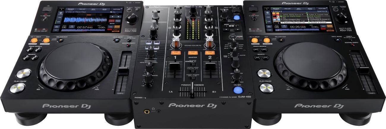 PIONEER DJ XDJ 700 BK DECK DIG.REKORDBOX