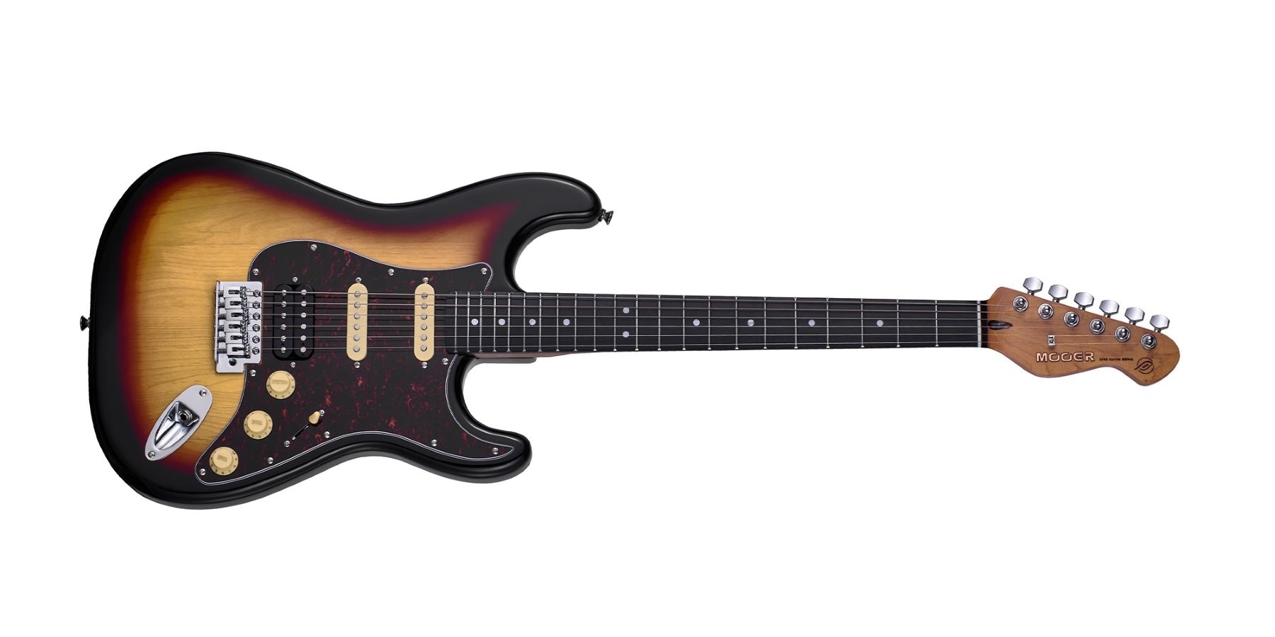 MOOER MSC10 PRO SUNBURST HSS ROASTED