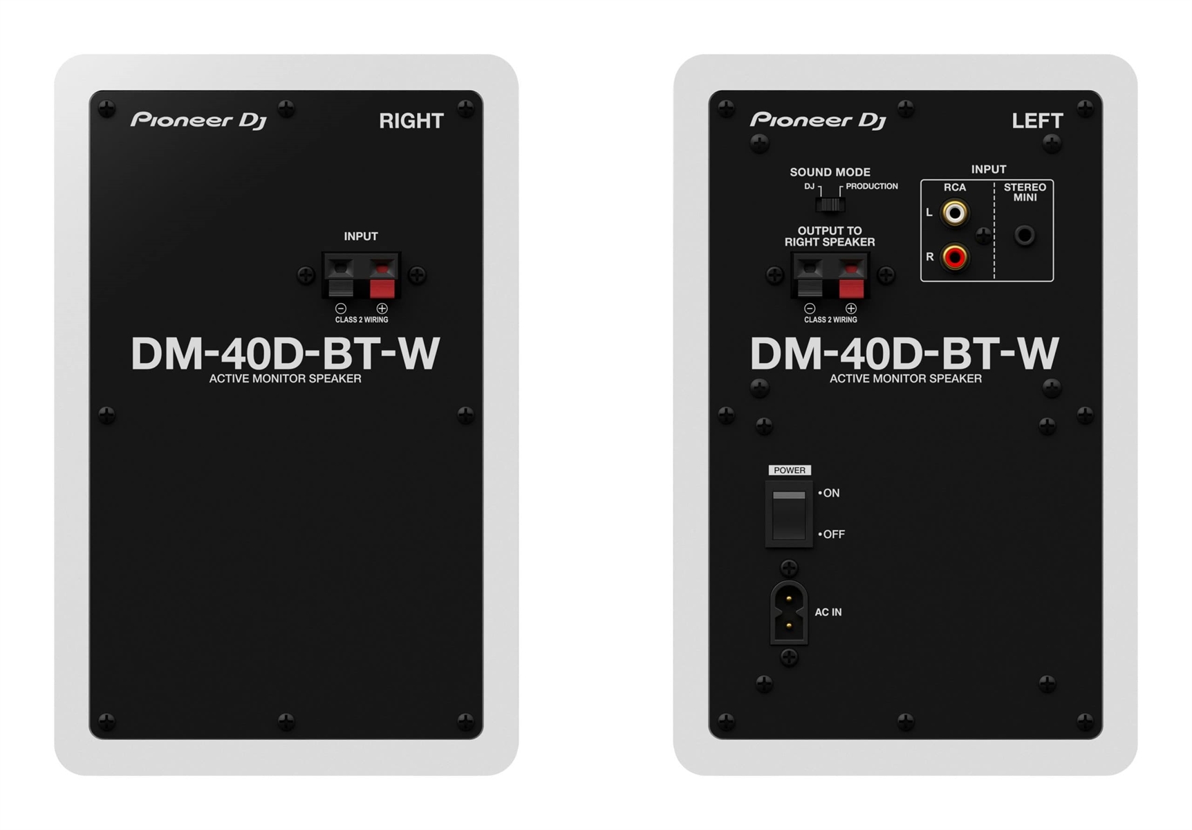 PIONEER DJ DM-40D-BT WHITE
