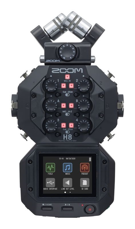 ZOOM H8  REGISTRATORE 4 XLR USB