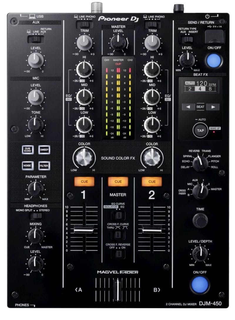 PIONEER DJ DJM 450  2 CH. EFX USB