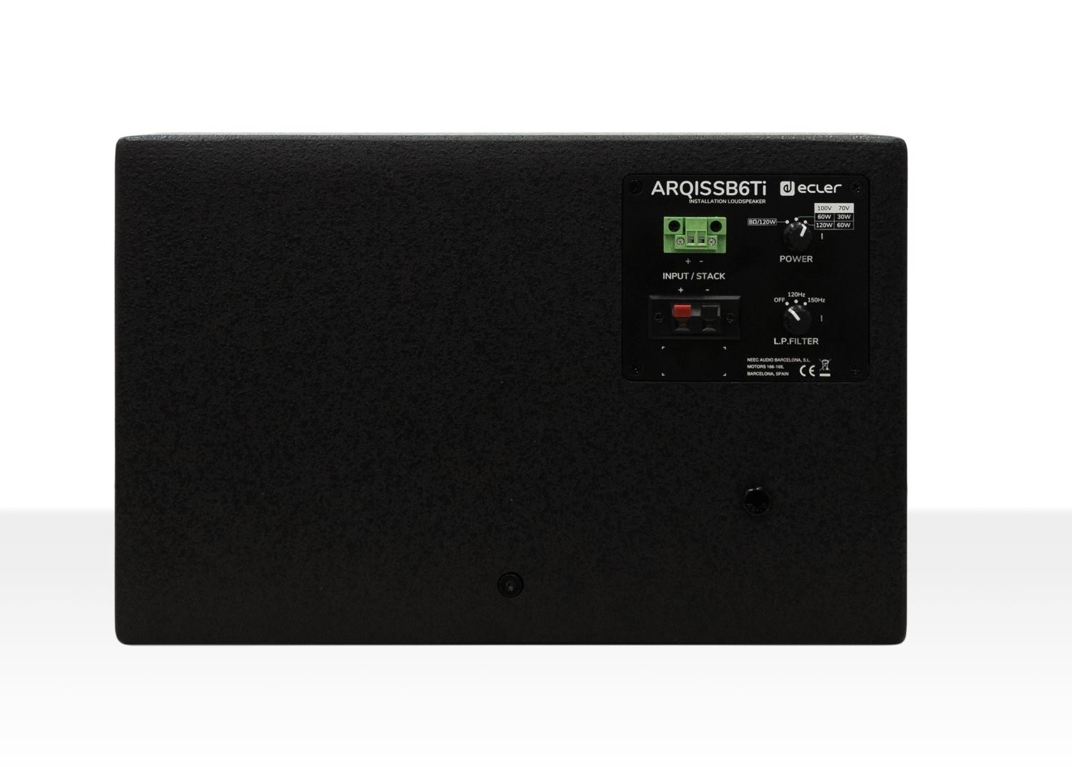 ECLER ARQISSB6Ti BK 2x6" 480w 8ohm
